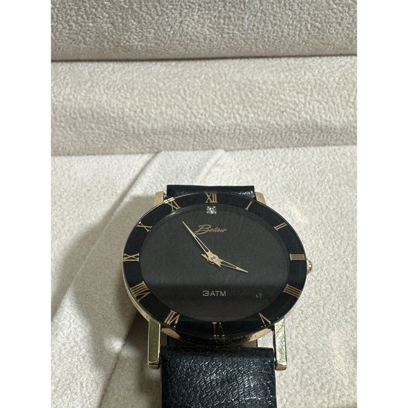 Belair Men's Watch with Diamond Accents Swiss Made Water Resistant - Picture 6 of 8